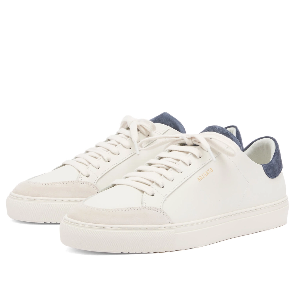 Axel Arigato Men's Clean 90 Triple Sneaker Off White/Dark Blue